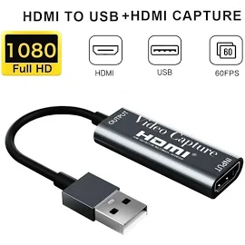 Coverzone Video Capture HDMI - USB 2.0 Çevirici