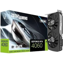 Zotac RTX4060 Gaming Twin Edge ZT-D40600E-10M 128Bit GDDR6 8 GB Ekran Kartı