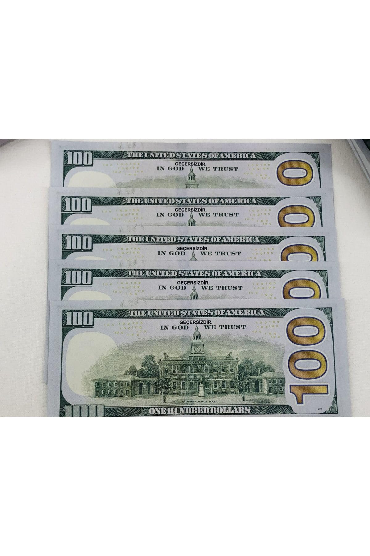 Axe Tools Düğün Eğlence Için Yapay Sahte Dolar 300 Adet 100 Dolar Açık Yeşil