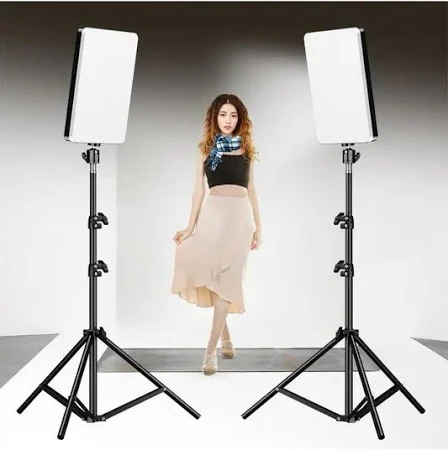 SMAYLING Profesyonel Fotograf Ve Video Icin cekim Isigi Ring Light Studyo 10 Inc +2,1 Metre Golgesiz Lux