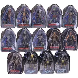 NECA Predator Stalker savaşçı domuzu şehir avcısı Jungle Hunter klasik Predator Ultimate Action