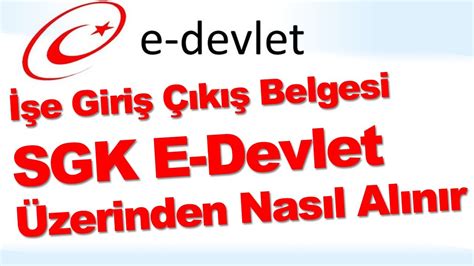 E devlet işe giriş işten çıkış | E-devlet şifresi ile giriş yapmak icin tıklayın..