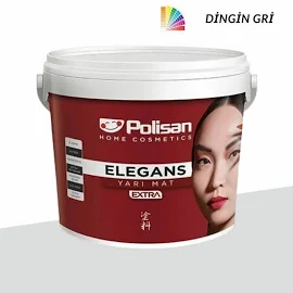 Polisan Elegans Extra Yarı Mat Dingin Gri 12,5 Litre