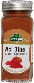 Arifoğlu Kırmızı Acı Toz Biber Cam Şişe 65 G