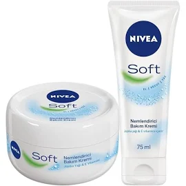 NIVEA Soft Nemlendirici Bakim Kremi 300ml 75ml