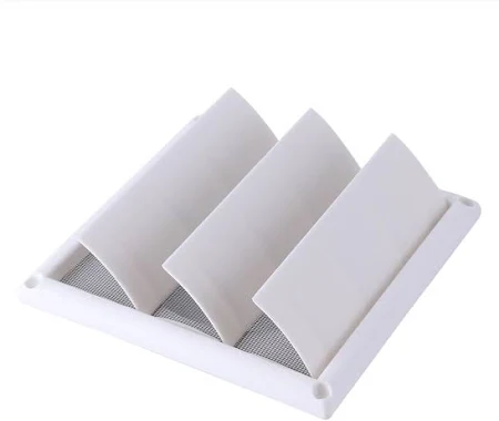 Pyhodi Duvar Havalandırma Izgarası, Havalandırma Panjuru Pastic Hava Firar Yüksek Performanslı Havalandırma Aracı Hava Sirkülasyonu Için Cibinlikli 3