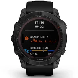 Garmin Fenix 7X Sapphire Solar - Siyah DLC Titanyum