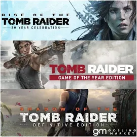 Shadow of the Tomb Raider Definitive Edition + Rise of the Tomb Raider 20 Year Celebration + Tomb Raider GOTY