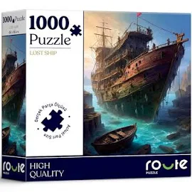 1000 Parça Lost Shıp Puzzle 48 X 68 Cm