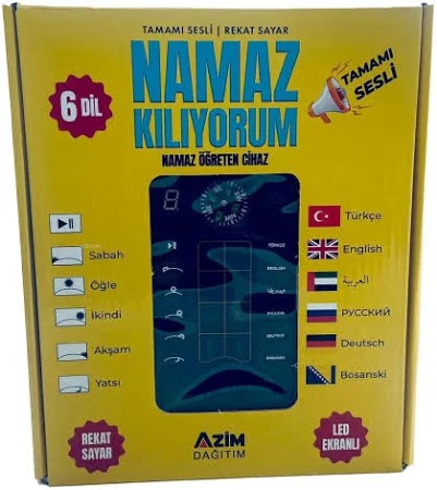 Namaz Öğreten Cihaz 6 Dil Destekli