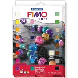 Fimo Staedtler Fimo Soft Polimer Kil Seti 24 Renk X 25 Gr.