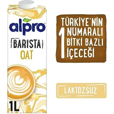 Yulaf icecegi, Profesyoneller icin Barista, alpro 1 litre