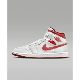 Nike Air Jordan 1 Mid Se Spor Ayakkabısı FJ3458-160 (Yarım Numara Büyük Almanızı Öneriyoruz) - 41 - Siyah - Gri