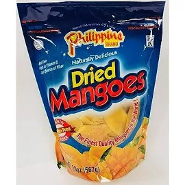 Philippine Brand Dried Mango, 20-ounce Pouches Pack Of 2 | Ubuy