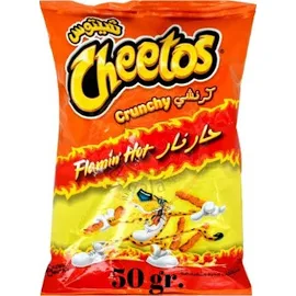 Cheetos Crunchy Flamin Hot Corn Snack 50G - 1 Adet