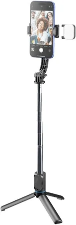 Cellularline Led Işıklı ve Uzaktan Kumandalı Tripod Selfie Çubuğu