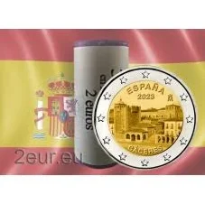 Spain 2 euro roll 2023 - UNESCO World Heritage Site - Old Town of Cáceres