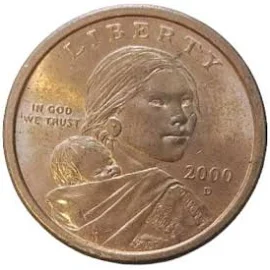 Abd 1 Dolar 2000 - D Sacagawea Doları