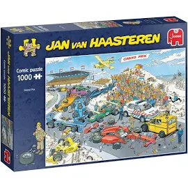 Jan Van Haasteren Grand Prix Formula 1 Yapboz (1000 Adet) 1000 pieces