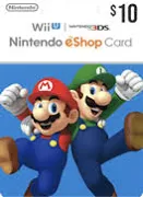 Nintendo eShop Gift Cards US 10 Dolar