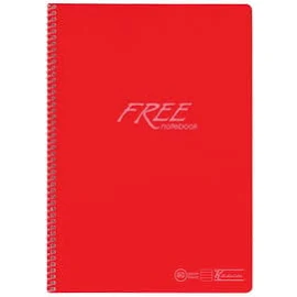 Keskin Color A5 Spiralli Pp Kapak Free Çizgili Defter 80 Yp.