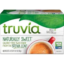 Truvia Stevia Tatlandırıcı Paketleri