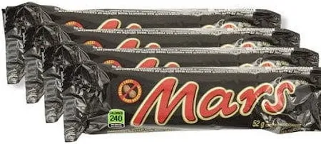 Mars Imported Mars Bar Chocolate 52g 1.8 oz Pack