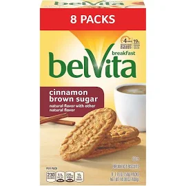 Belvita tarçınlı kahverengi şekerli kahvaltı bisküvisi, 8 paket