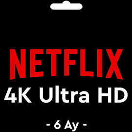 Netflix 4K Ultra HD Premium Hesap 6 Ay