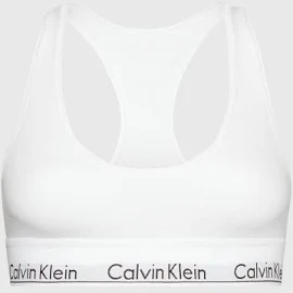 Calvin Klein Underwear Modern Cotton Bralette - White - Womens