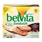 Belvita sandviç kahvaltı bisküvi paketi, bitter çikolatalı krema, 5 ea