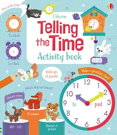 Usborne Usb Telling The Time Activity Book