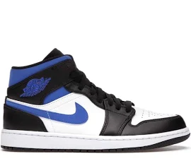 Nike Air Jordan 1 Mid White Black Royal