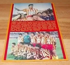 1991 GALATASARAY FUTBOL TAKIMI ( DERGİ KUPÜRÜ )