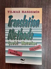 Translation Methods; Çeviri Metotları (Sixth Revised Edition)