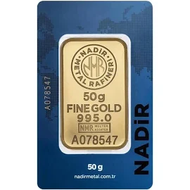 Nadir Gold 50 gr 24 Ayar NadirGold Gram Altin