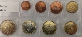 Italy euro set UNC 2010