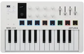 MIDI-клавіатура Arturia MiniLab 3 + Arturia Analog Lab V (White)