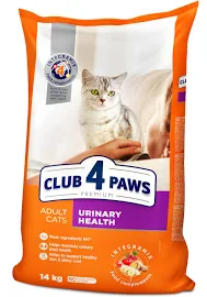 Сухий корм Club 4 Paws Premium для котів,підтримка здоров'я сечовидільної системи 14 кг (4820083909375)