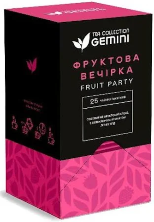 Чай фруктовий Gemini Фруктова вечірка 50 г