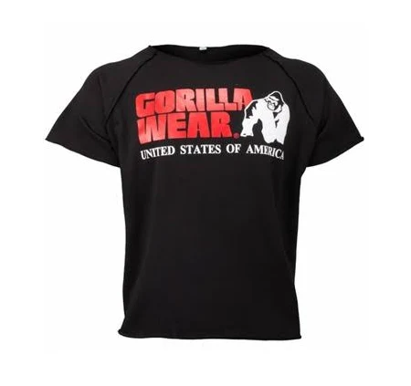 Футболка Gorilla Wear Classic Work Out Top L/XL Чорна (9010790012). Чоловічі футболки
