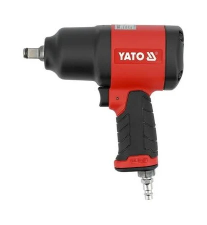 Гайковерт ударний пневматичний квадрат 1/2", F=1800 Nm, 180 л/хв, тиск-0,63 MPa YATO (YT-09546). Пневмогайковерти