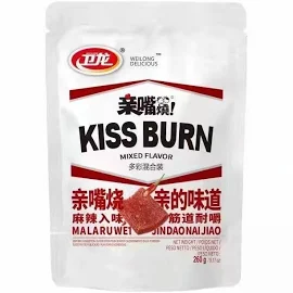 Веганское мясо weilong latiao kiss burn mixed flavour 260g