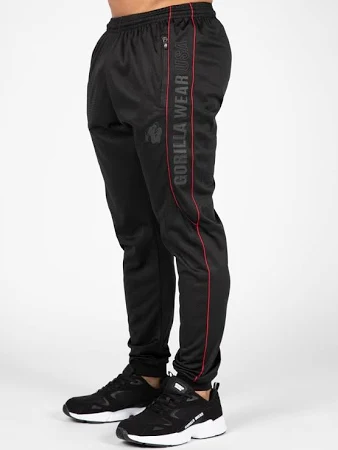 Спортивні чоловічі штани Branson Pants (Black/Red) Gorilla Wear