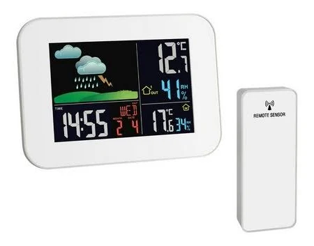 Безпровідна метеостанція TFA Primavera з кольоровим РК-дисплеєм 35.1136.02