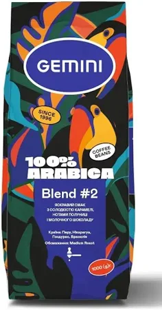 Кава в зернах Gemini Blend #2 1 кг