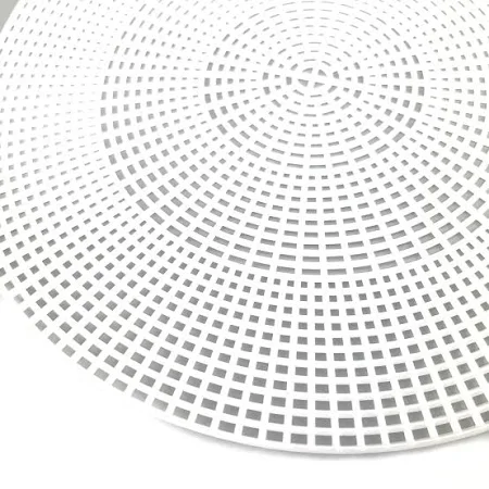 Канва пластикова біла кругла, 28 см