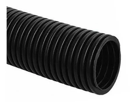 Труба гофрована двостінна 110/93 чорна (50м) ДКС ( 121911A )