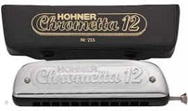 Губна гармошка Hohner M25508 Chrometta 12 G