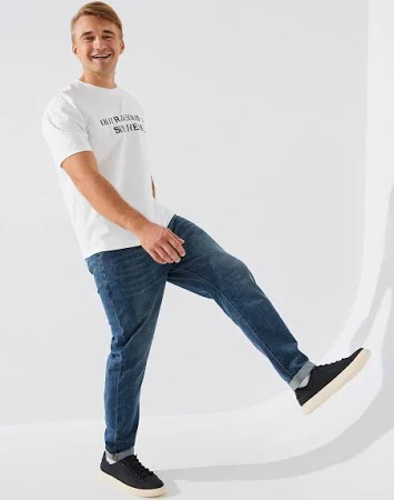 Джинси Mom Fit чоловічі 6608 31 Блакитний (2000990567215D)